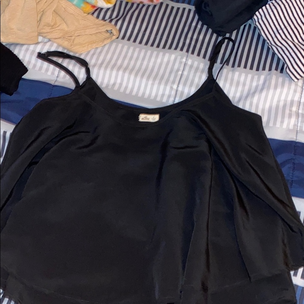 Black tank top